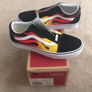 Vans old skool flame